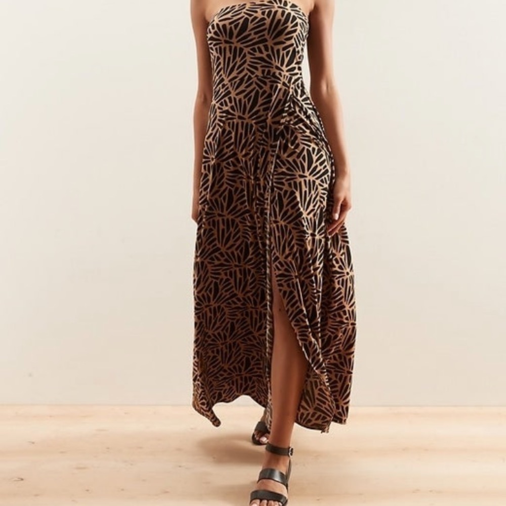 Banana republic printed maxi